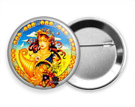Virgo Zodiac Horoscope Astrology Sign Symbol Hd Art Pin Pinback Button Gift Idea - £10.03 GBP+