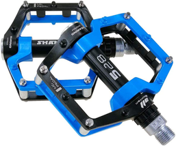 Shanmashi Bicycle Pedals-Aluminium Alloy Bicycle Pedals-Mountain Bike Pedals wit - £26.24 GBP