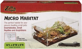 Zilla Micro Habitat Terrestrial for Ground Dwelling Small Pets - Large - £36.24 GBP