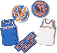 Crocs Jibbitz NBA New York Knicks 5 Pack Shoe Charms | Jibbitz for Crocs - $24.74