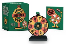 The Office Answer Wheel with Sarcastic Choices plus Illustrated Mini Boo... - $9.70