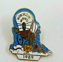 Harolds Club or Bust Casino Reno 1989 Nevada NV Collectible Pin Pinback Souvenir - £11.59 GBP