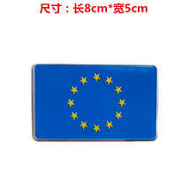 Eu National Flag Car Stickers Side Door Labeling Car Metal Aluminum Alloy Labeli - £11.98 GBP