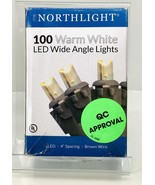 Northlight Clear Christmas String LED Lights 100 Count 25 Feet ~ Green Wire - $11.13