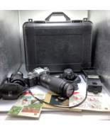 Canon AE-1  Canon Lens Mega Bundle Shuttle release Flash Manual Hard Case - €154,44 EUR