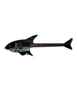Jay Turser Shark Black Green Electric Guitar 37.5 inches HH Pickups Mapl... - $405.96 CAD