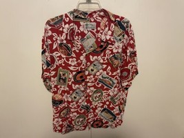 Vtg Toes on the Nose Hawaiian Shirt Mens Large ALOHA Hula hotel resort cruise - £69.62 GBP