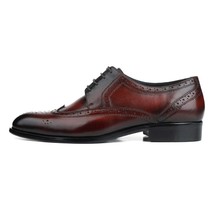 Genuine Leather Handmade Derby Shoes Men - Navarone - VV127 - £95.92 GBP