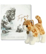 Trying by Kobi Yamada and Orange Tabby Cat with Gift Book Bag (an Empowe... - £31.80 GBP