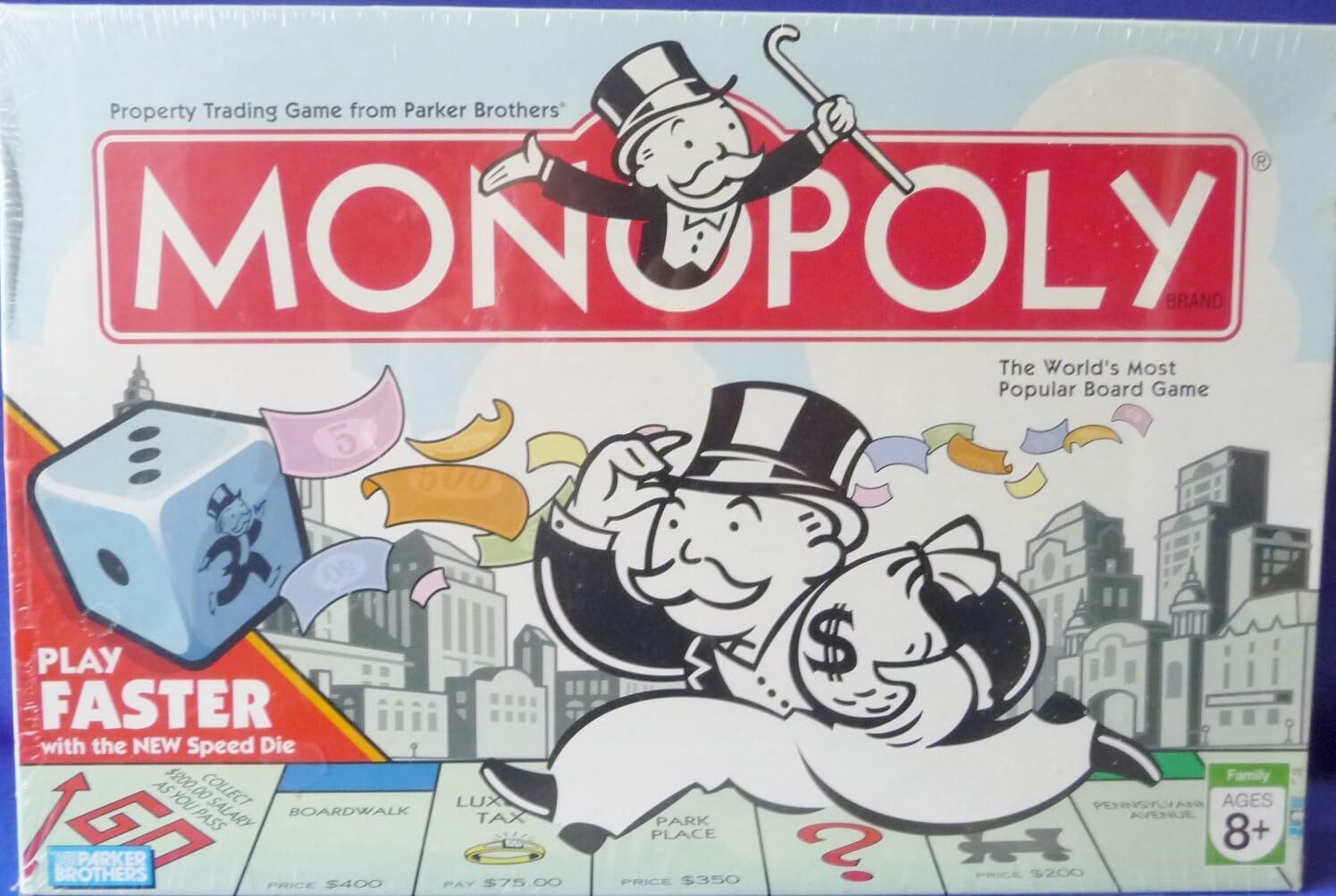 Monopoly 2007 Play Faster With Speed Die Parker Brothers SEALED Board Game - $34.64
