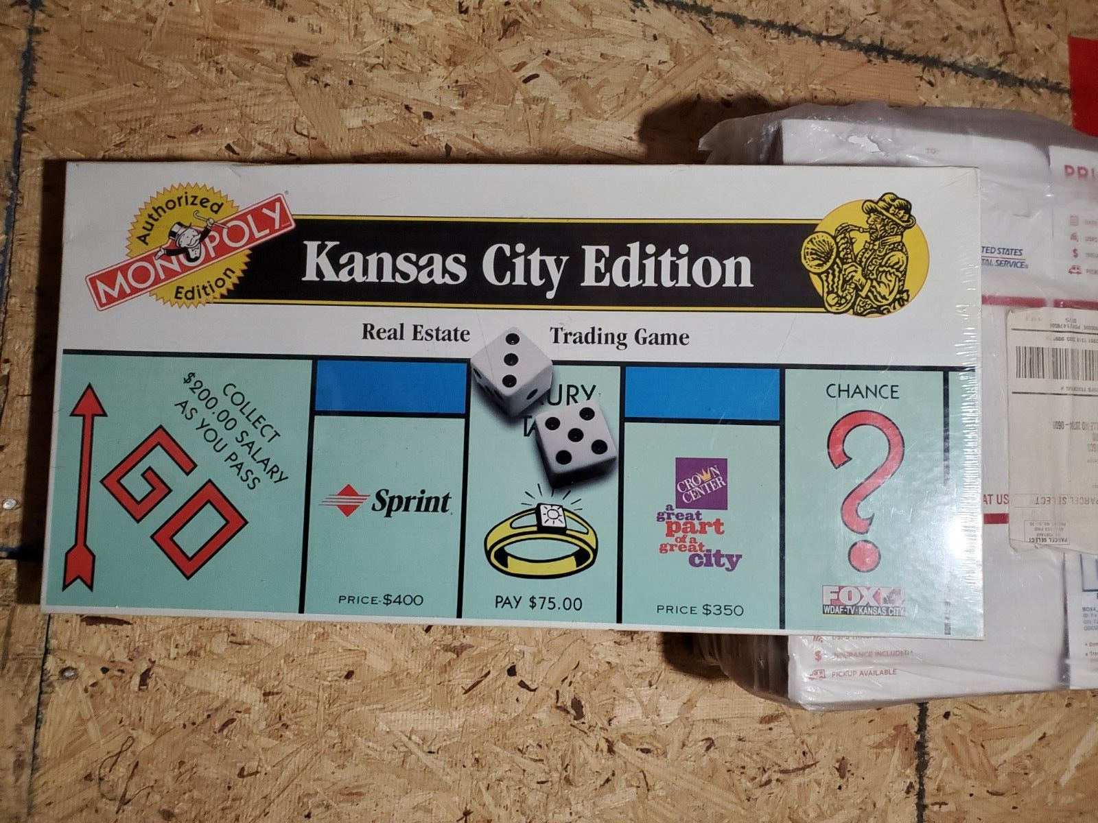 Primary image for Monopoly Kansas City Edition Official USAopoly Board Game 1997 Unused & SEALED