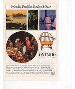 Ontario Tourism Vintage Print Ad May 1965 - $176.17 MXN