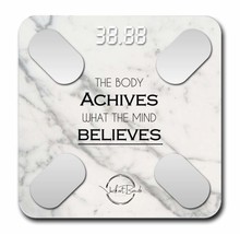 Smart Digital Scale - Marble Look, Motivational Modern Design, Weight Sc... - £24.79 GBP