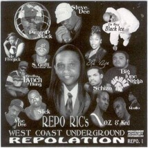 Repo Ric&#39;s West Coast Underground Repolation U.S. Cd 1998 16 Tracks - £30.92 GBP
