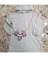 H&amp;M Toca Life hoodie Sweatshirt Girls size 8/10 grey tunic dog hooded ja... - $37.00