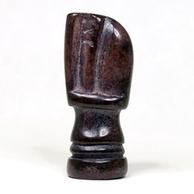 African Hand Carved Soapstone Bishop Replacement 2.5&quot; Brown Chess Piece ... - $16.12 CAD