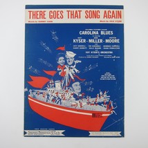 Sheet Music There Goes That Song Again Carolina Blues Ann Miller Vintage 1942 - £7.85 GBP
