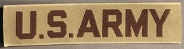 U.S. Army tab plain desert licensed patch - $2.99