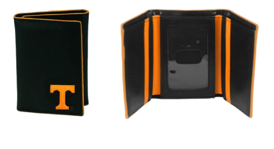SANDOL 6608 Tennessee Volunteers Men's Leather Tri-Fold Wallet