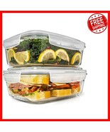 Elegant Borosilicate Glass Food Containers - Airtight &amp; Dishwasher Safe,... - $853.64 MXN