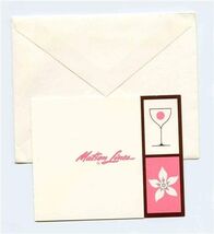 Matson Lines Unused Cocktail Party Invitation and Envelope - $13.86
