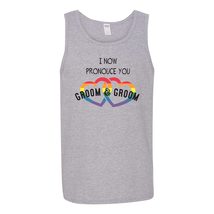 I Now Pronounce You Groom &amp; Groom - LGBT Wedding Marriage Tank Top - Small - Spo - £18.02 GBP