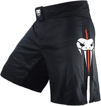 SOTF Survival Of The Fittest MMA Fight Shorts Mens Large L - Black Snake Head - £12.60 GBP