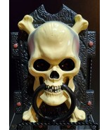 Halloween Crossbones Skull Door Knocker Prop - £10.90 GBP