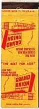 Supermarket Matchbook Grand Union Grand Parade Red - $2.17