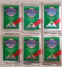 1990 Upper Deck Baseball Lot of 6 (Six) Sealed Unopened New Packs*** - £15.09 GBP