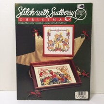 Christmas Bears Santa Reindeer Cross Stitch Pattern Book Stitch with Sud... - £7.77 GBP