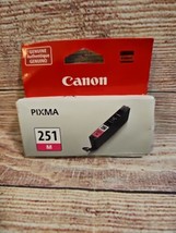 Canon CLI-251 Ink Tank - Magenta Box Is SLIGHTLY DAMAGED  - $13.43