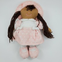 12&quot; Kids Preferred Baby Doll Lovey #26156 Dark Complexion Brown Hair Plu... - $14.99