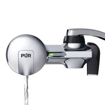 PUR PLUS Faucet Mount Water Filtration System, 3-in-1 Powerful, Natural Mineral  - £47.13 GBP