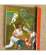 Vintage Mead Baseball Binder 3 Ring Sports Illustration 1980s School - $641.17 MXN