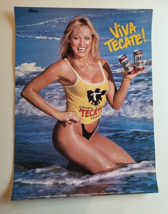 Tecate Girl Poster Suzanne Regard Viva Tecate! Cervesa Beer Advertising ... - £26.42 GBP