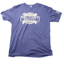Iron Throne Brewing Next Level Unisex T-Shirt Medium Blue Cotton Short S... - $20.95