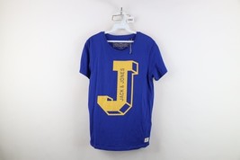 New Jack &amp; Jones Co Mens Small Spell Out Block Letter Short Sleeve T-Shi... - $17.77