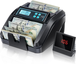 MUNBYN IMC51 Money Counter Machine Count Value, Add+Batch Mode Bill Counter, UV/ - £94.97 GBP