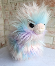 Aurora Justice Llama Pastel Rainbow Plush Stuffed Animal Pink Blue Purple Tags - £7.80 GBP