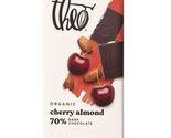 Theo Chocolate Cherry Almond Organic Dark Chocolate Bar, 70% Cacao, 12 P... - $39.59