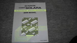 2006 Toyota Camry Solara Electrical Wiring Diagram Manual EWD OEM - $37.18