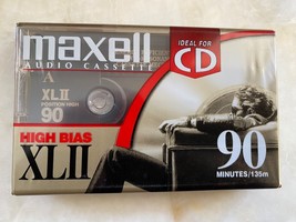 Maxell XLII 90 High Bias Lot of 5 Sealed Blank Cassette Tapes NOS - £31.28 GBP