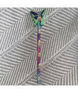 Vintage Lisa Frank Pencil w butterfly Eraser Topper golden retriever pup... - $6.70