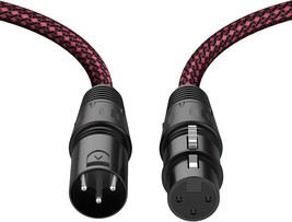 Bifale Xlr Cable 10Ft 2Pack, Heavy Duty Nylon Braided Xlr, Speaker Systems - $37.93