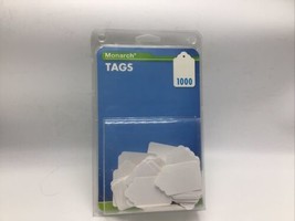 Monarch White Marking Tags 1-3/4&quot; x 1-1/8&quot; Open Box - £11.59 GBP
