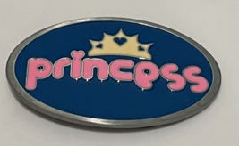 Princess Pink Girly Royalty Diva Crown Tiara Belt Buckle - £12.72 GBP
