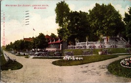 Whitefish Bay Resort Looking South Milwaukee Wisconsin Vintage Postcard - £5.13 GBP