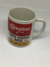 Carnation Hot Cocoa Mix Coffee Mug Cup Vintage Collectibles Unique Gift - £12.60 GBP