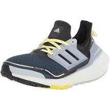 adidas Women&#39;s 21 Running Shoe Crew Navy/Halo Blue/Pulse S23754 Yellow S... - £80.25 GBP